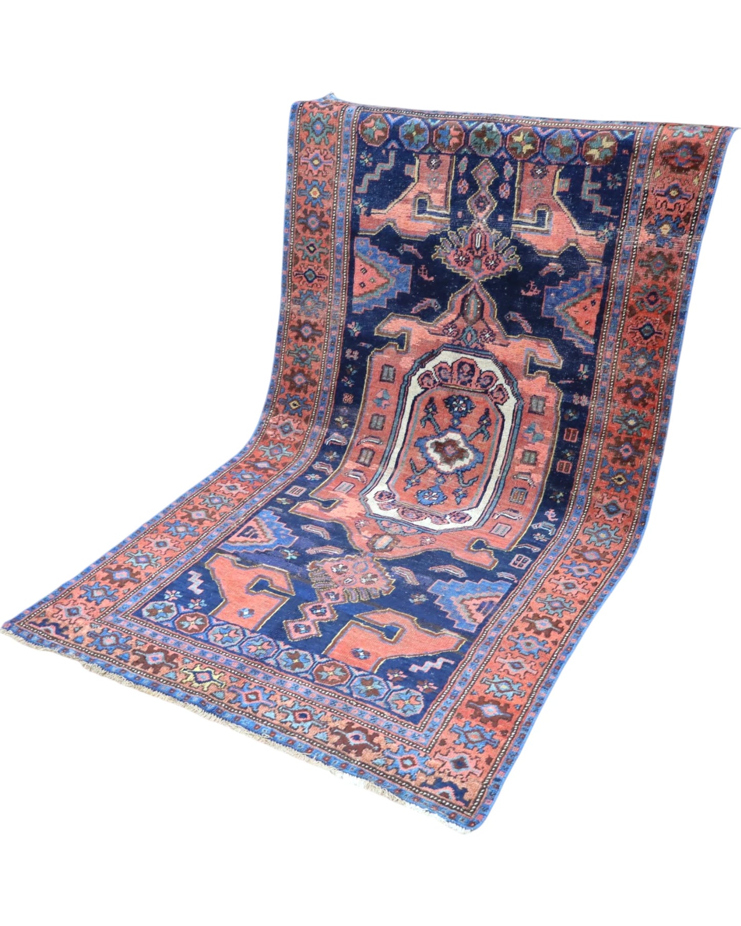 Tappeto Persiano Antico Bijar 225x127cm