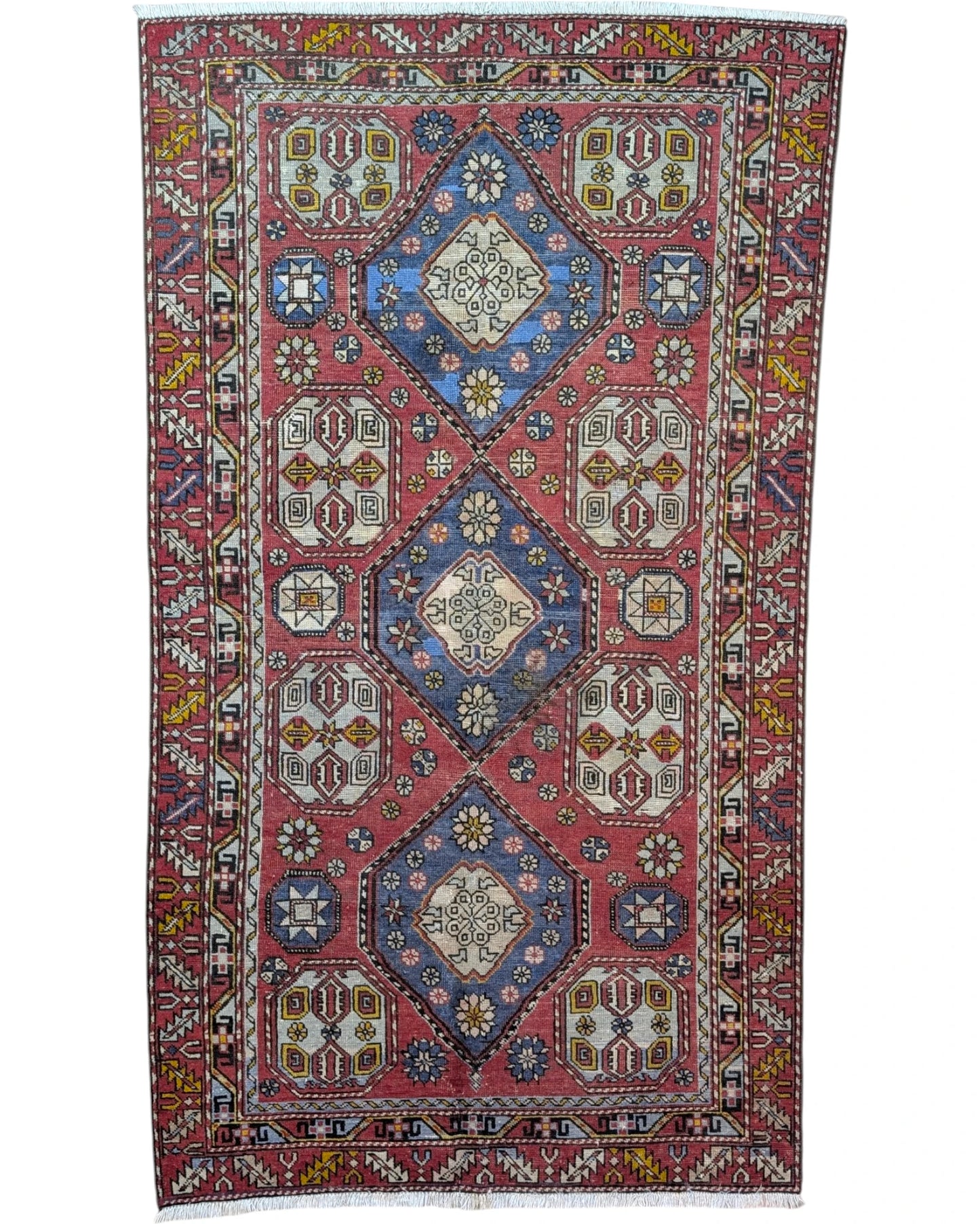 Tappeto Persiano Antico Cacazo 222x125cm
