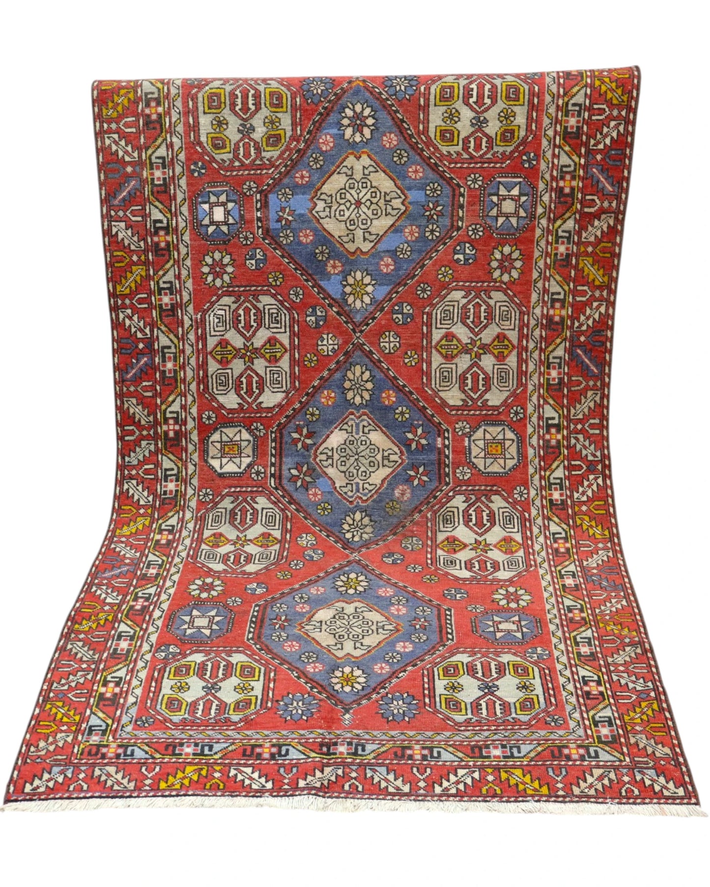 Tappeto Persiano Antico Cacazo 222x125cm