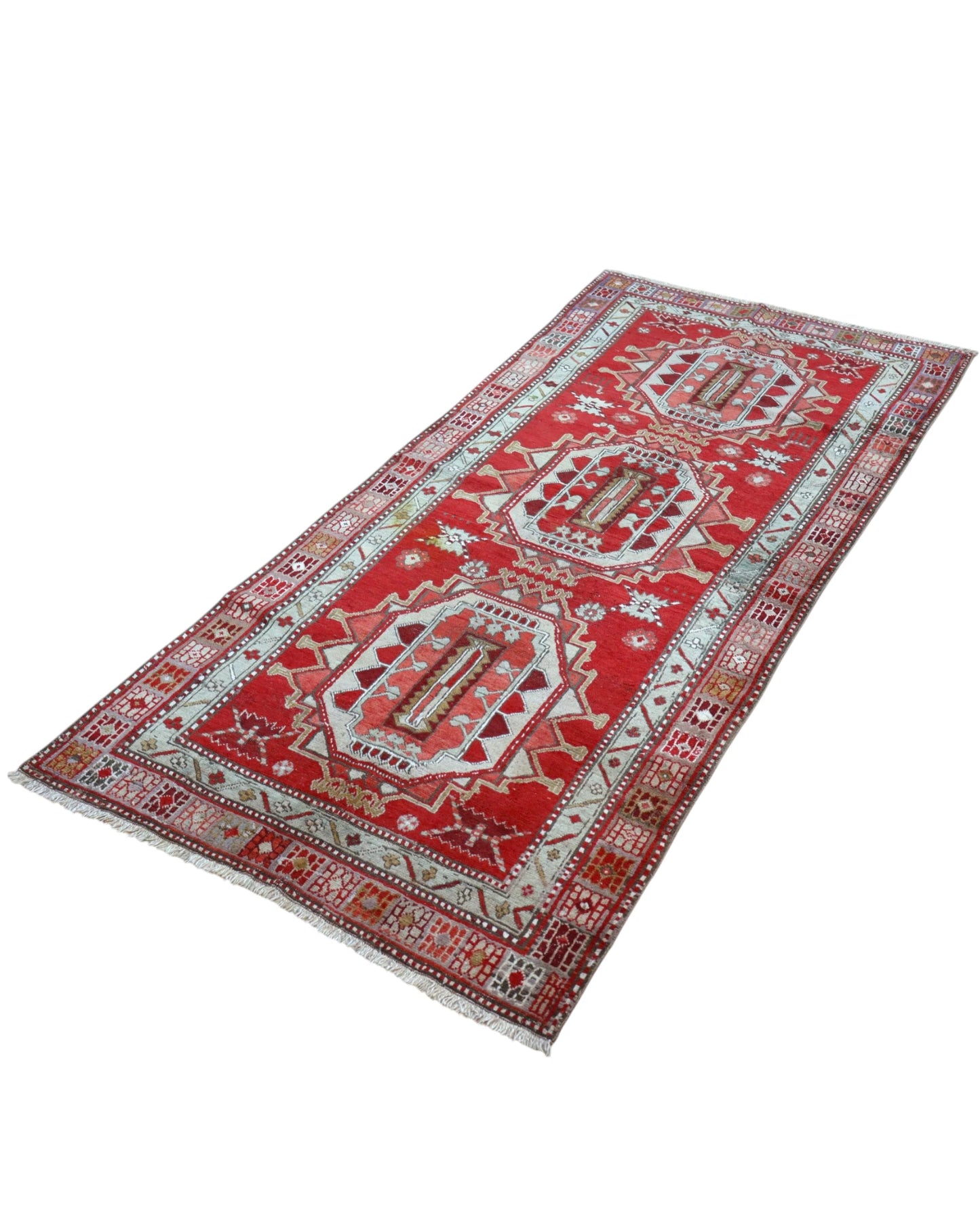 Tappeto Persiano Antico Daghestan 245x115cm