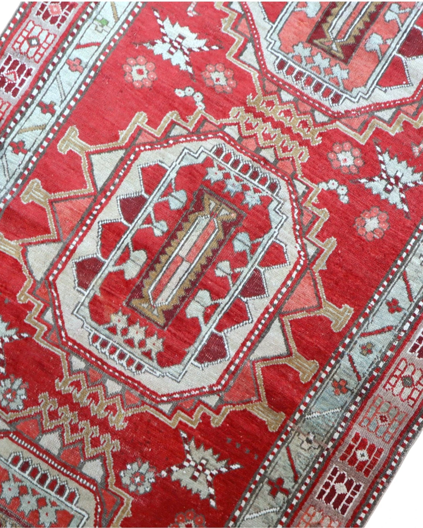 Tappeto Persiano Antico Daghestan 245x115cm