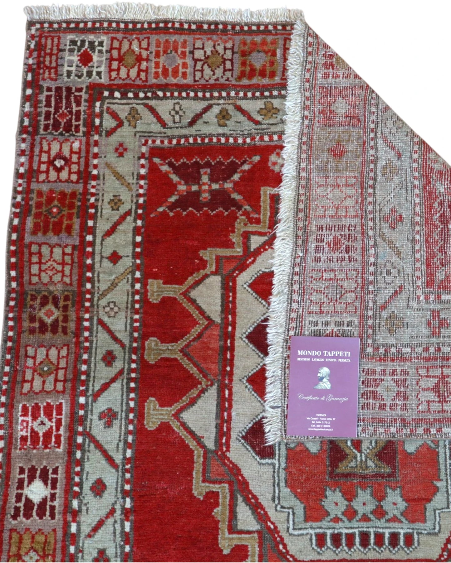 Tappeto Persiano Antico Daghestan 245x115cm