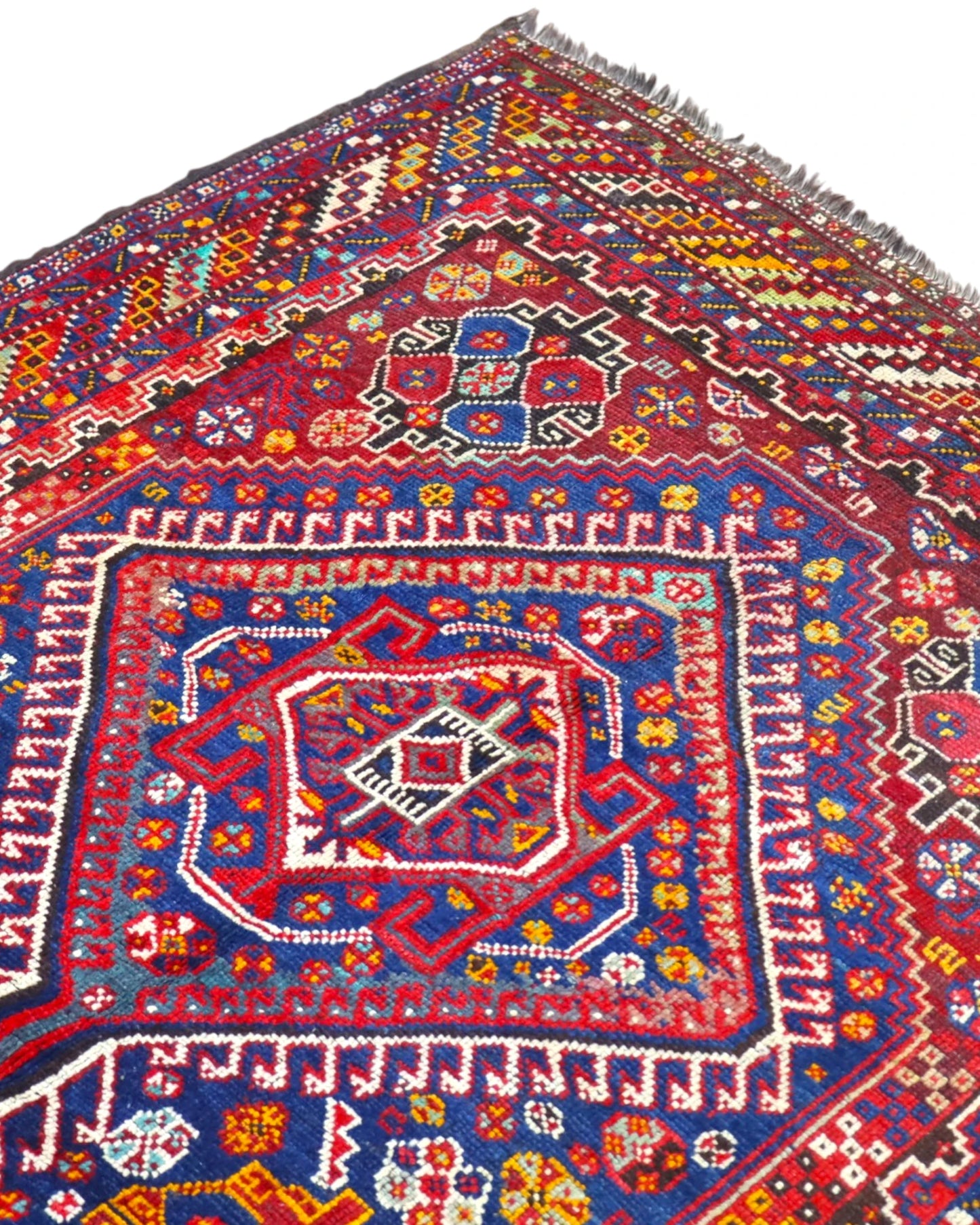 Tappeto Persiano Antico Ghashghai 150x217cm