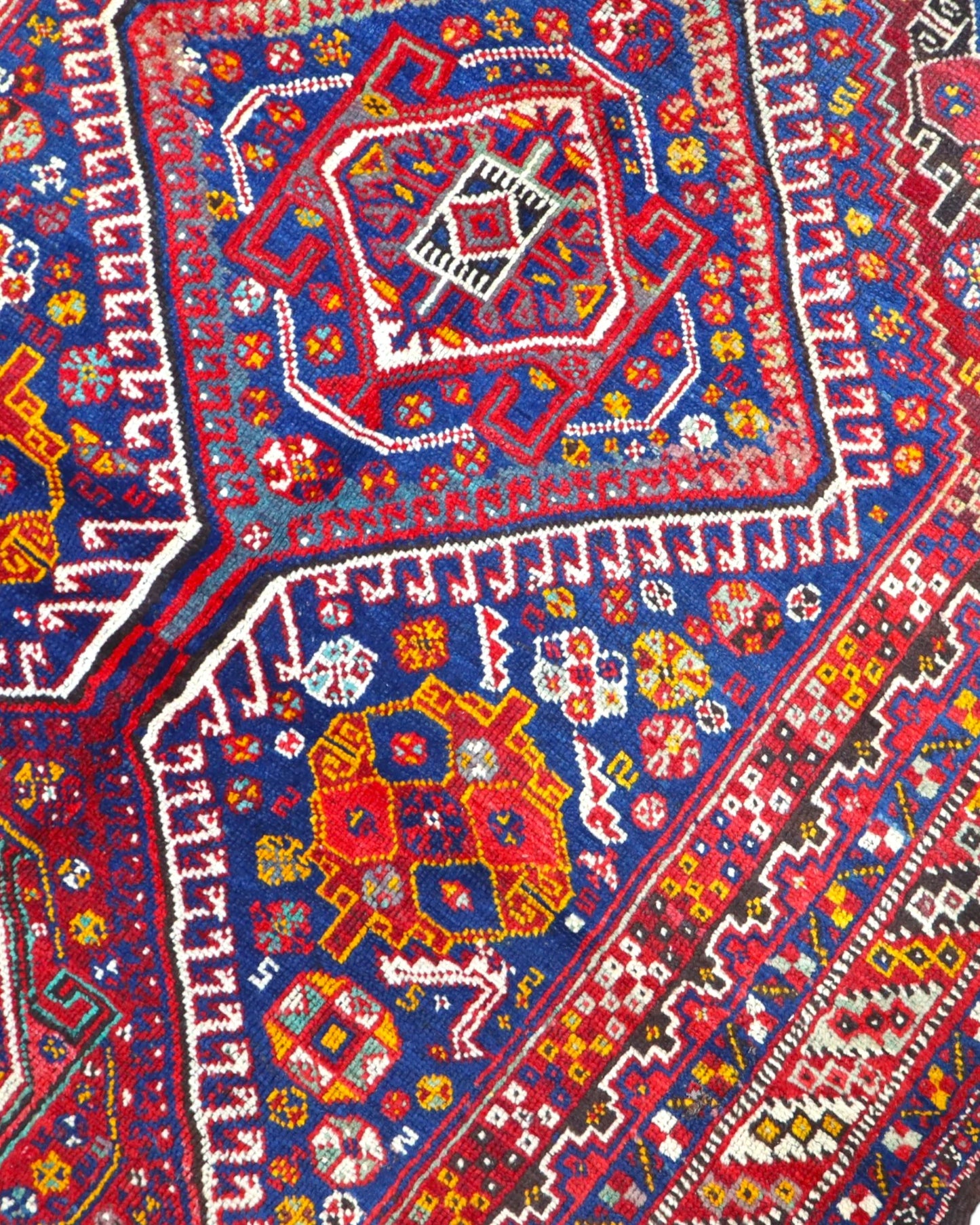 Tappeto Persiano Antico Ghashghai 150x217cm