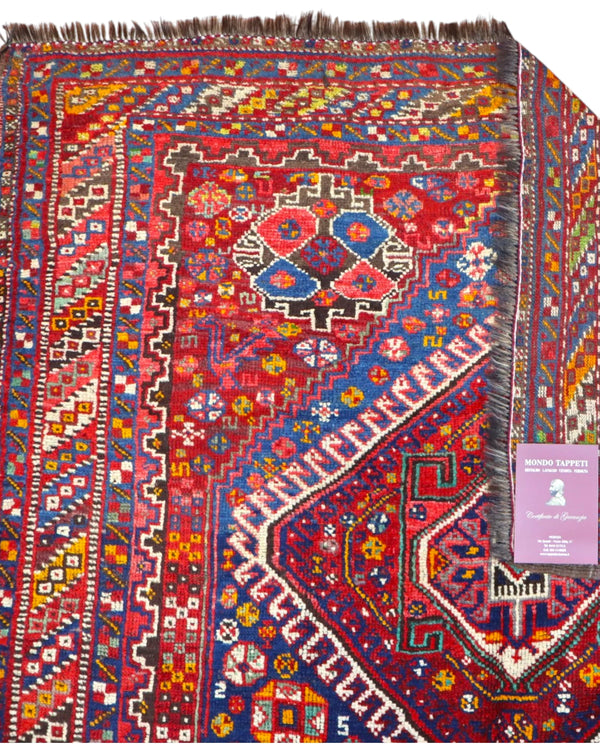 Tappeto Persiano Antico Ghashghai 150x217cm