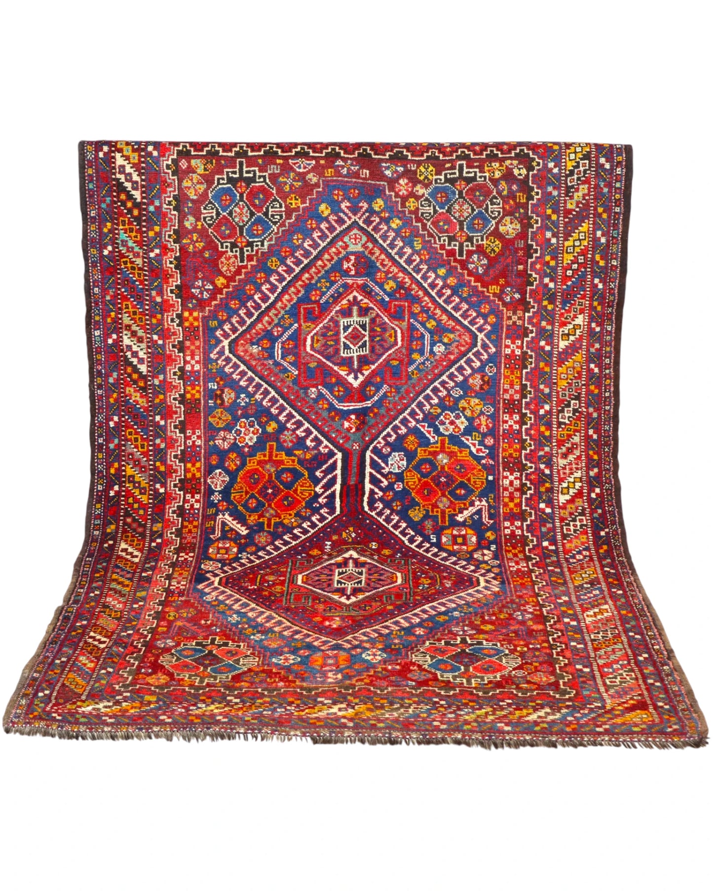 Tappeto Persiano Antico Ghashghai 150x217cm