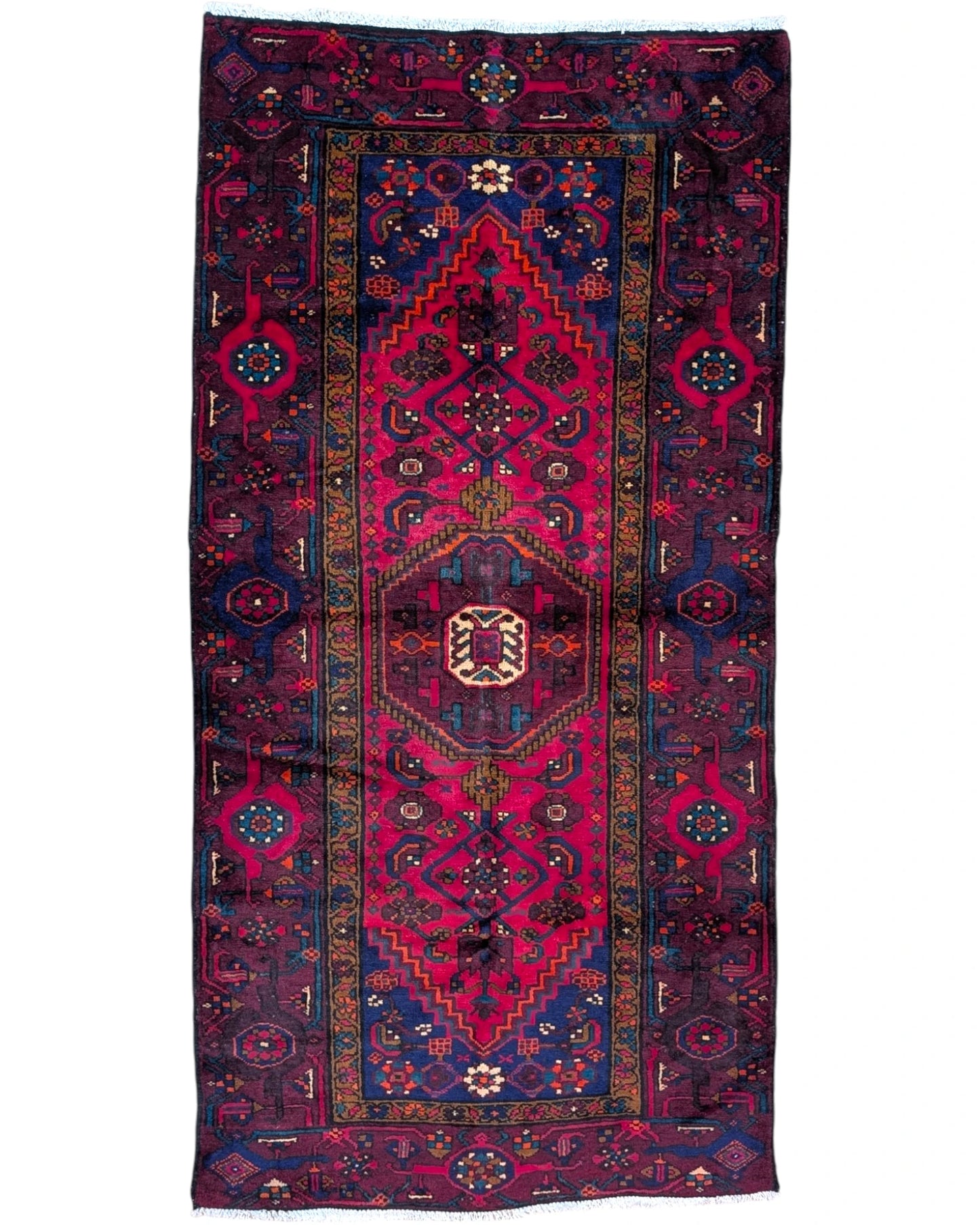Tappeto Persiano Antico Hamedan 202x100cm