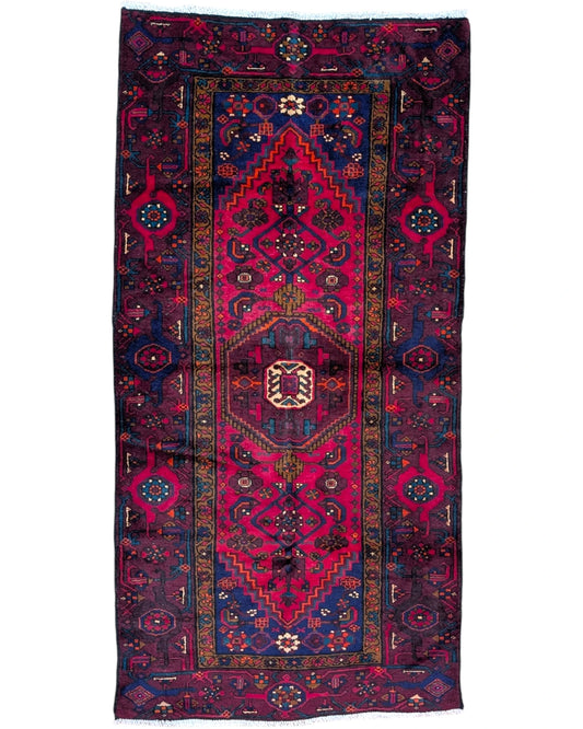 Tappeto Persiano Antico Hamedan 202x100cm