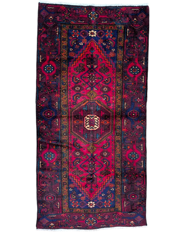 Tappeto Persiano Antico Hamedan 202x100cm
