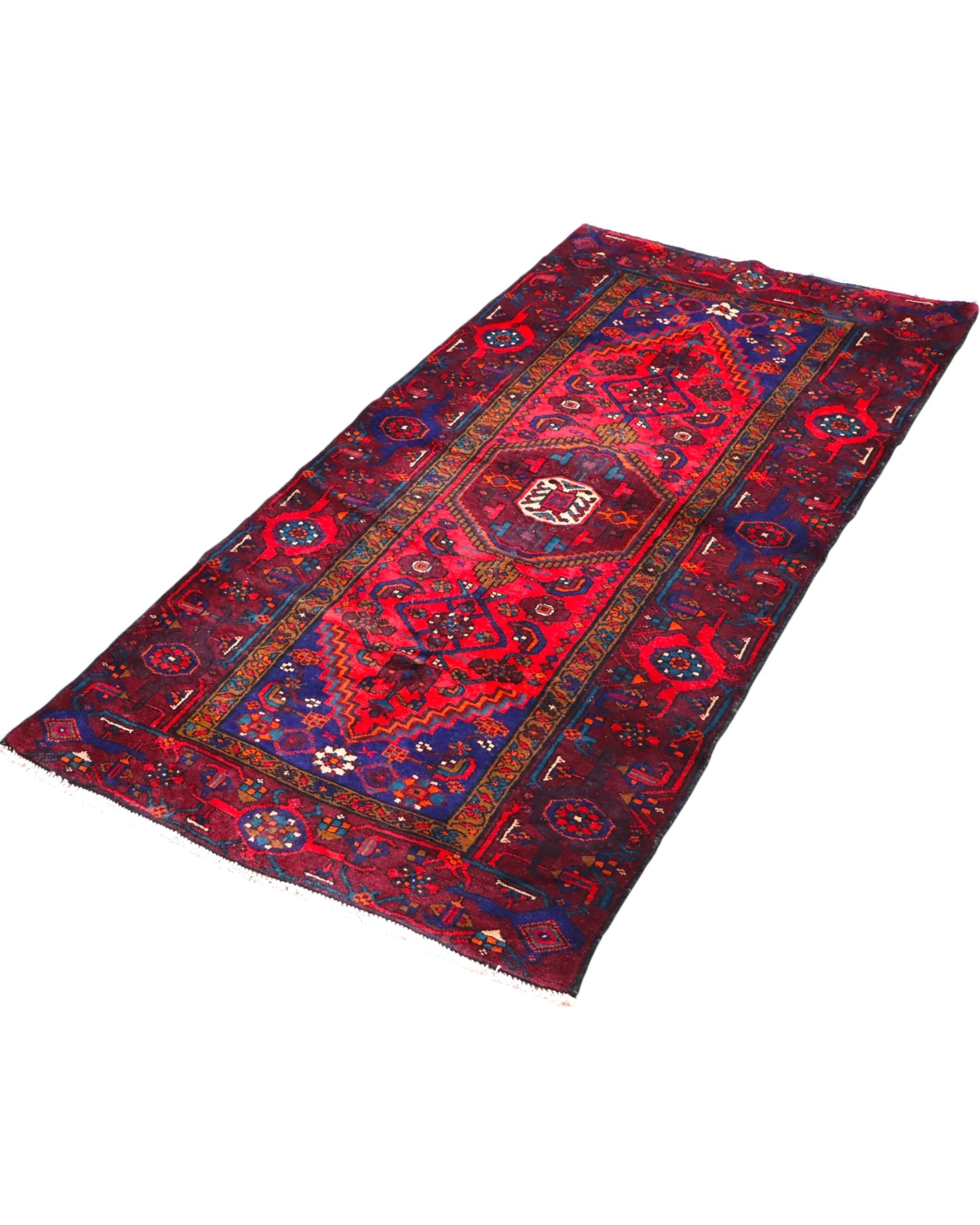Tappeto Persiano Antico Hamedan 202x100cm