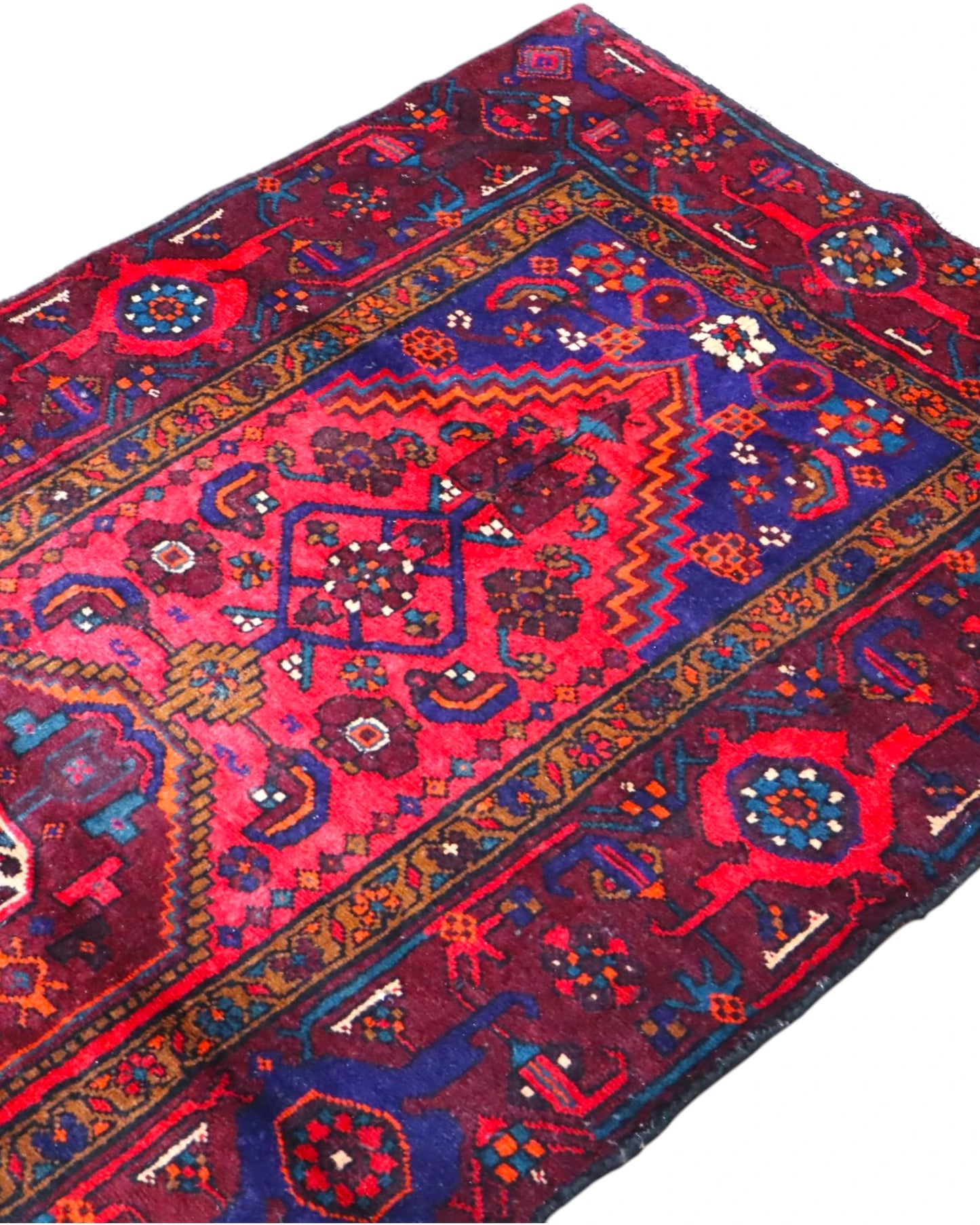 Tappeto Persiano Antico Hamedan 202x100cm