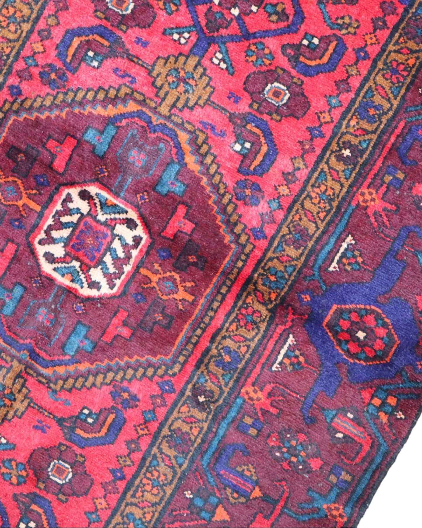 Tappeto Persiano Antico Hamedan 202x100cm