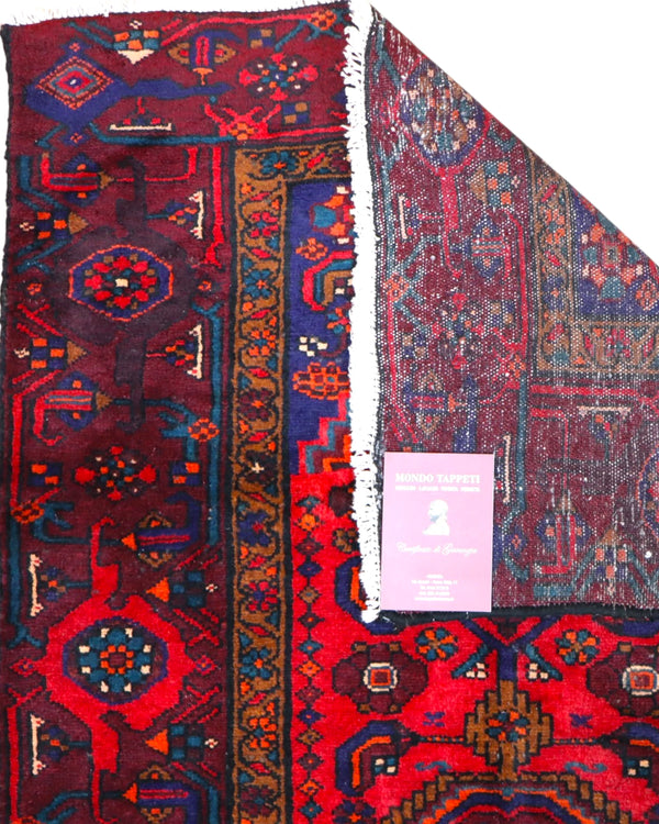 Tappeto Persiano Antico Hamedan 202x100cm