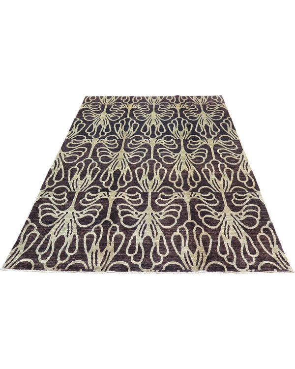 Tappeto elegante 275x178 cm con design geometrico Gabbeh per grandi spazi.