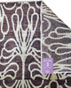 Tappeto Persiano Gabbeh 275x178 cm Marrone Scuro e Avorio Geometrico