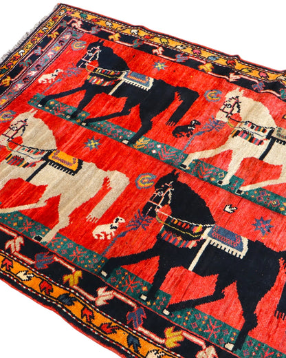 Tappeto Persiano Gharabagh 285x135cm