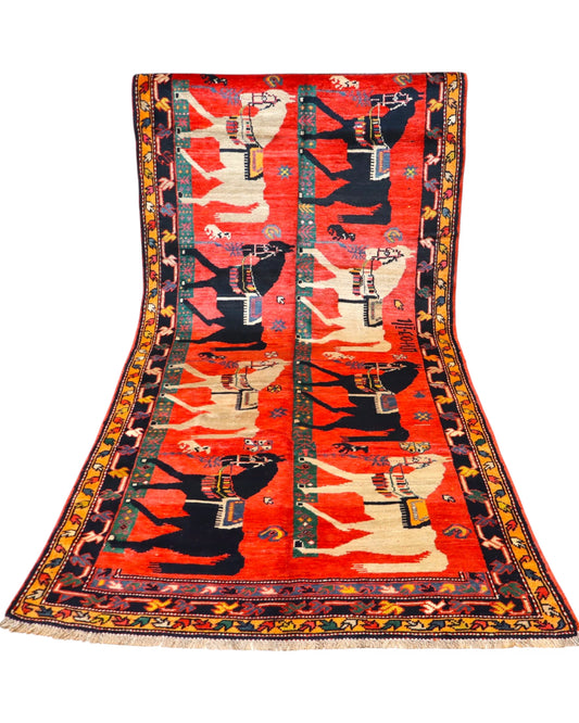 Tappeto Persiano Gharabagh 285x135cm