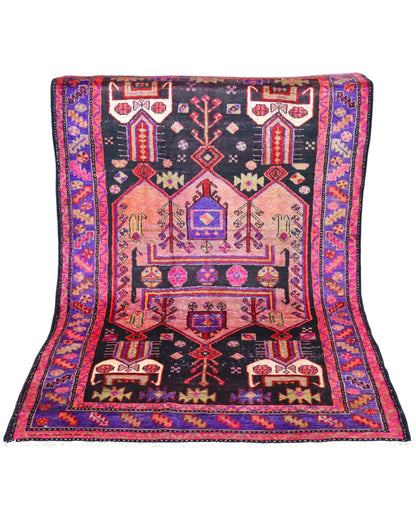 Tappeto geometrico 236x145 cm Hamedan, ideale per arredare spazi eleganti.
