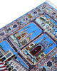 Tappeto Persiano Isfahan 160x107 cm Blu Beige Medaglione
