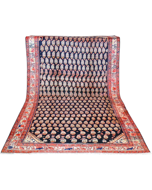 Tappeto 305x175 cm Malayer, con motivi geometrici per arredare soggiorno.