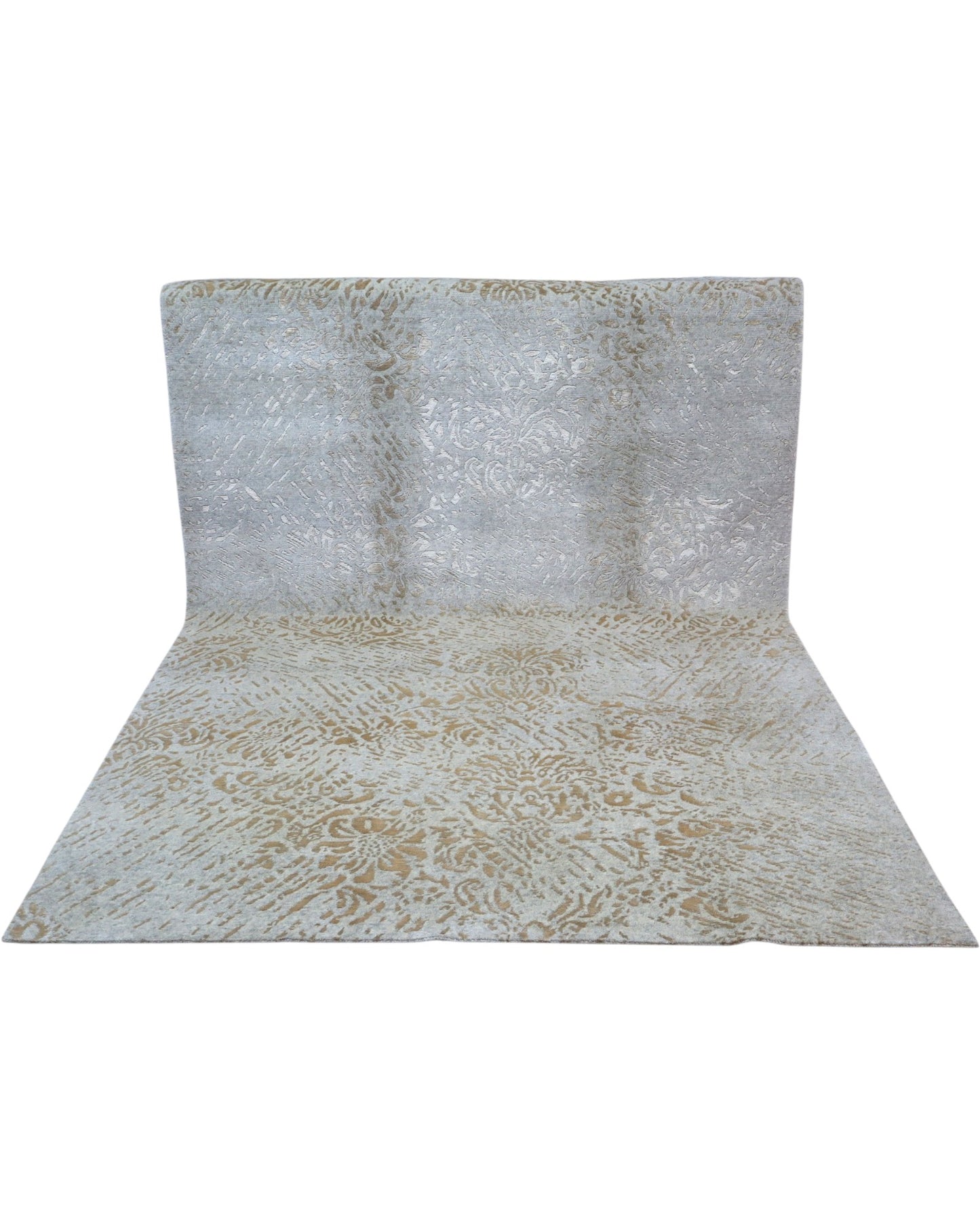 Tappeto persiano moderno 280x185 cm in lana avorio per camera raffinata.