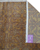 Tappeto per soggiorno 283x193 cm tortora con pattern floreale persiano moderno.