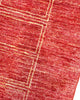 Tappeto Persiano Moderno 285x197 cm Rosso Lampone Geometrico
