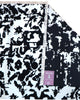 Tappeto in lana 292x202 cm nero e avorio con medaglione per ambiente luxury.