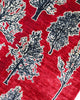 Tappeto Persiano Moderno 297x205 cm Fucsia con Alberi Stilizzati