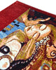 Tappeto per soggiorno 300x200 cm rosso bordeaux e multicolore in stile moderno.