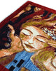 Tappeto Persiano Moderno 300x200 cm Rosso Bordeaux Artistico