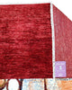 Tappeto Persiano Moderno 300x200 cm Rosso Bordeaux Artistico