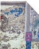 Tappeto Persiano Moderno 300x204 cm Beige e Blu Astratto