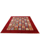 Tappeto persiano moderno 300x245 cm in lana rossa per zona living raffinata.