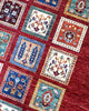 Tappeto Persiano Moderno 300x245 cm Rosso Patchwork Multicolore