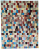 Tappeto 302x240 cm multicolore con motivo patchwork per soggiorno elegante.