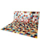 Tappeto Persiano Moderno 302x240 cm Multicolore Patchwork Geometrico