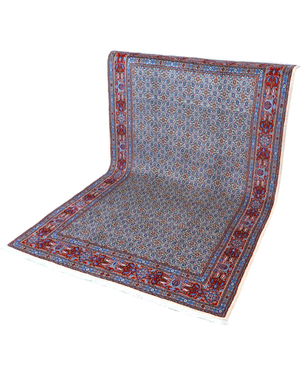 Elegante tappeto 250x155 cm Mud con motivi geometrici per soggiorno.