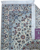 Tappeto Persiano Nain 150x101cm Bianco e Blu Floreale