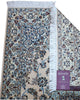 Tappeto Persiano habibian Nain 174x116cm Beige Blu Medaglione Floreale