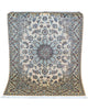 Tappeto persiano Nain 174x116cm in cotone e lana per grandi spazi