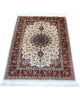 Raffinato tappeto 170x110 cm Isfahan con design floreale, perfetto per camera da letto