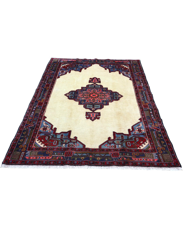 Tappeto Persiano 230x155 cm Afshari, ideale per ingressi eleganti.