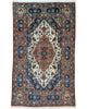 Tappeto persiano Varamin 243x146 cm con medaglione floreale per soggiorno