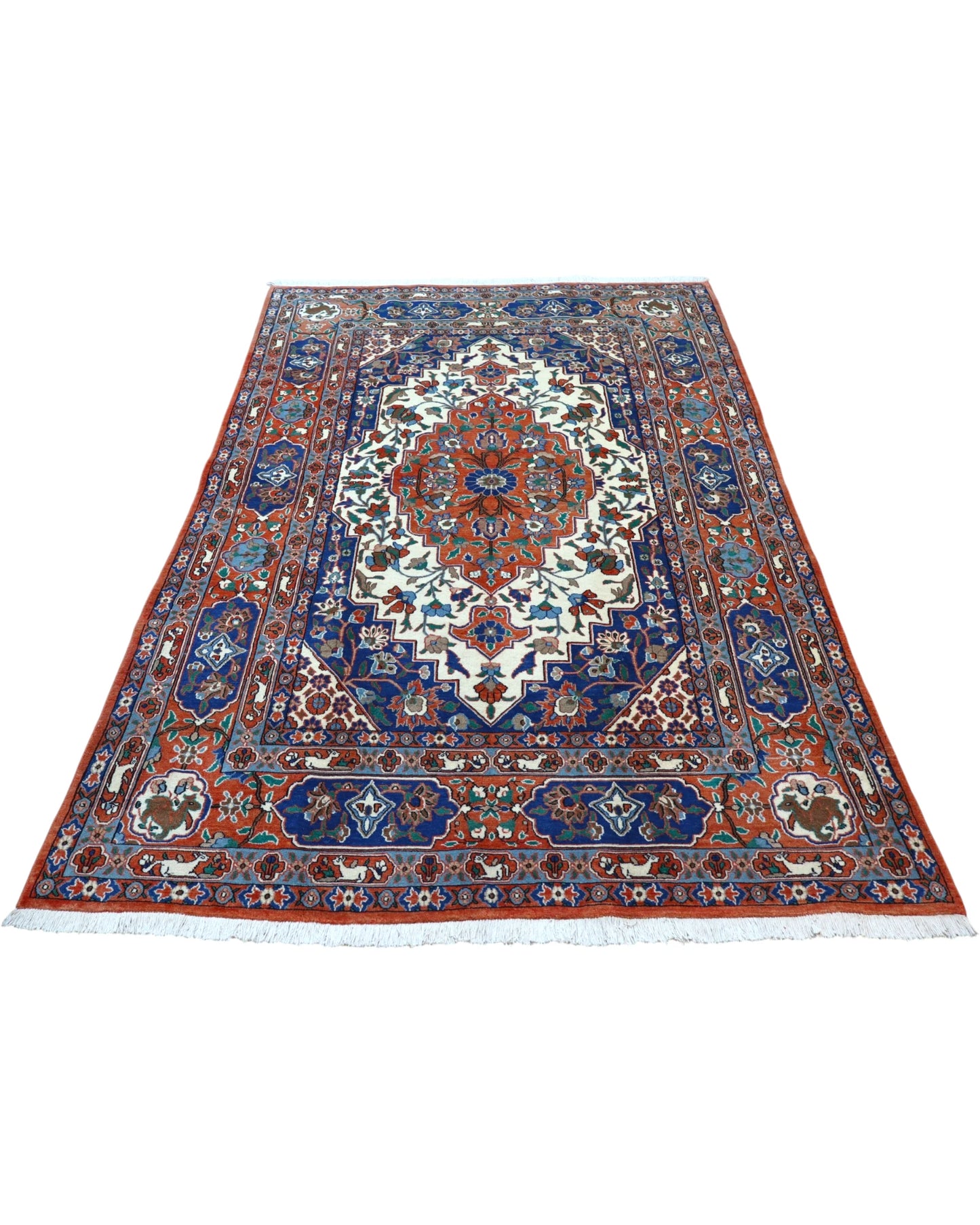 Tappeto Persiano Varamin 243x146cm