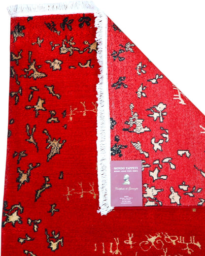 Tappeto Persiano Sanneh 145x99 cm Rosso Tribale