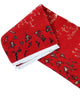 Tappeto elegante 145x99 cm rosso stile persiano in spazio moderno