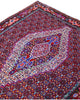 Tappeto persiano rosso con dettagli blu 147x130 cm per soggiorno