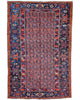 Tappeto Sanneh Antico 124x129 cm annodato a mano con motivi Boteh e bordura geometrica tradizionale.