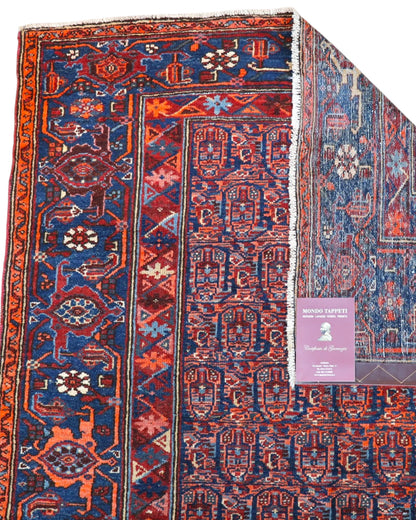 Tappeto Sanneh Antico 124x129 cm | Tappeto Persiano Annodato a Mano